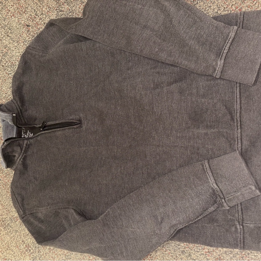 Van Heusen Charcoal Zip-Up Sweater